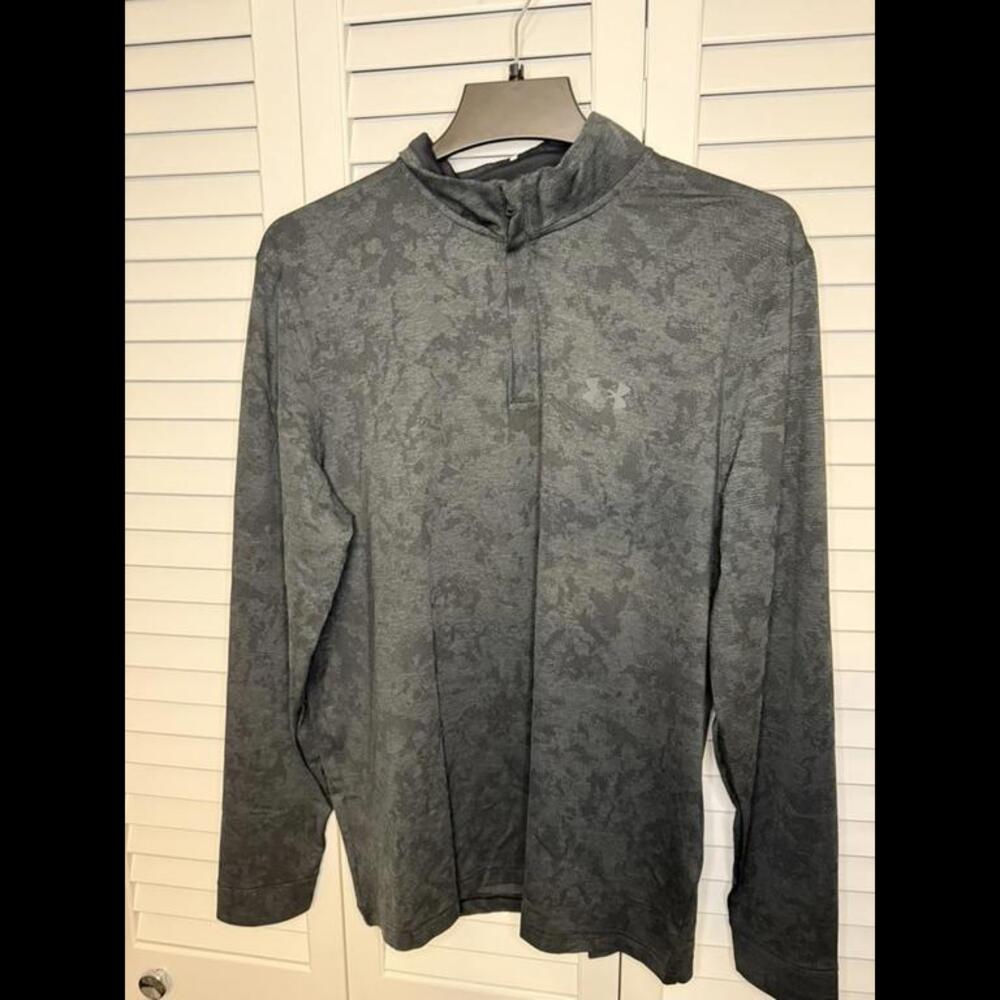 Under Armour Men's Playoff Quarter Zip Jacket - Black - NWT - L